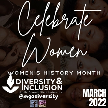 2022 Women's History Month flyer.